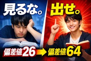 【英単語の暗記法】「眺める」勉強を今すぐやめてください。偏差値26→64のアウトプット暗記術